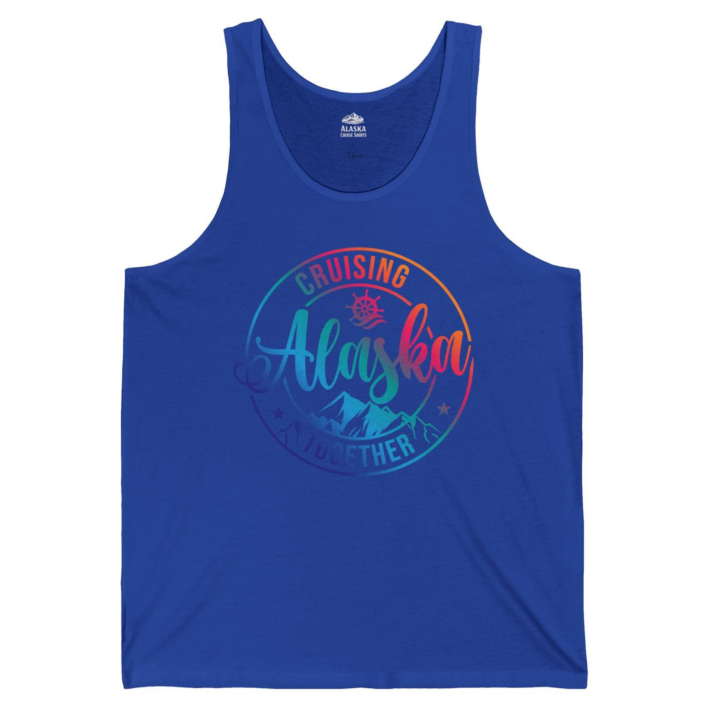 Cruising Alaska Together Shirt Tank Top – True Royal – Alaska Cruise Shirts