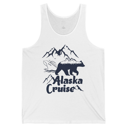 Alaska Cruise Shirt Tank Top – White – Alaska Cruise Shirts