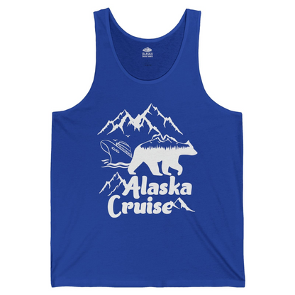 Alaska Cruise Shirt Tank Top – True Royal – Alaska Cruise Shirts