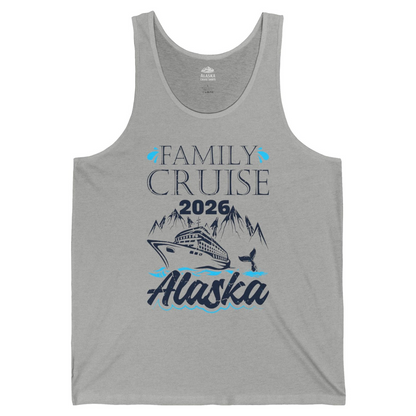 Alaska Family Cruise Shirt Tank Top – Athletic Heather – Alaska Cruise Shirts