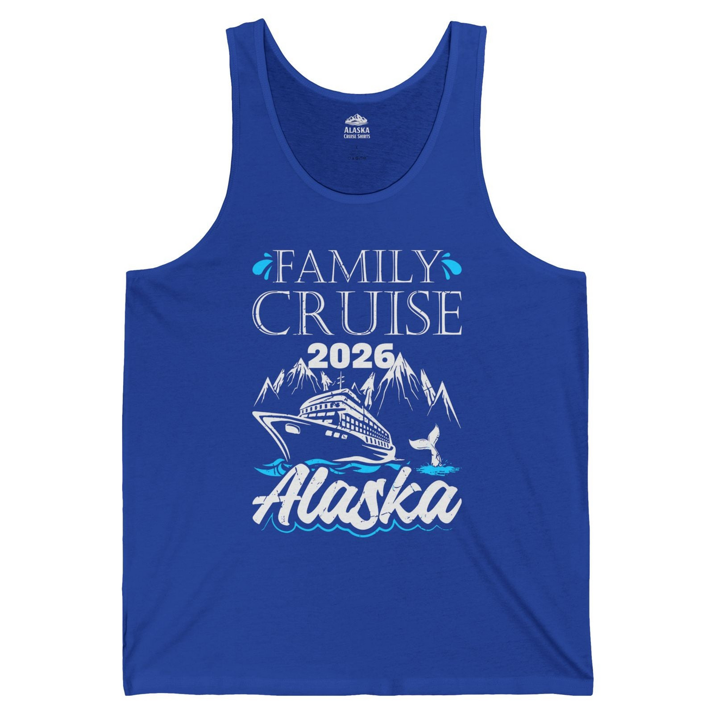 Alaska Family Cruise Shirt Tank Top – True Royal – Alaska Cruise Shirts