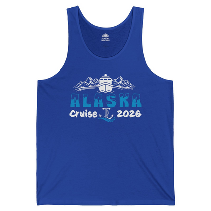 Alaska Cruise 2026 Shirt Tank Top – True Royal – Alaska Cruise Shirts