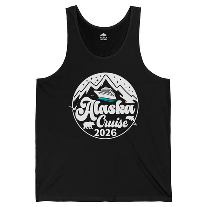 Alaska Cruise 2026 Shirt Tank Top – Black – Alaska Cruise Shirts