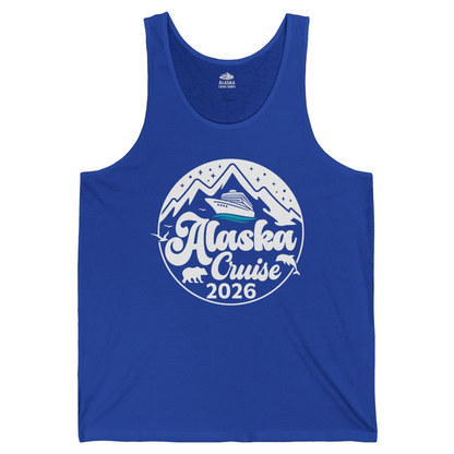 Alaska Cruise 2026 Shirt Tank Top – True Royal – Alaska Cruise Shirts