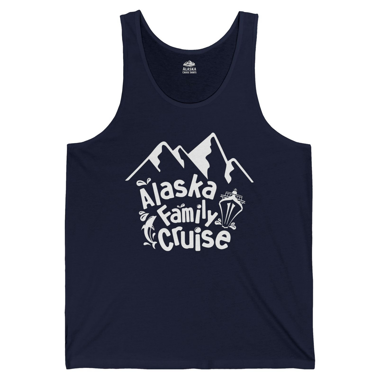 Alaska Family Cruise Adventure Shirt Tank Top – Navy – Alaska Cruise Shirts