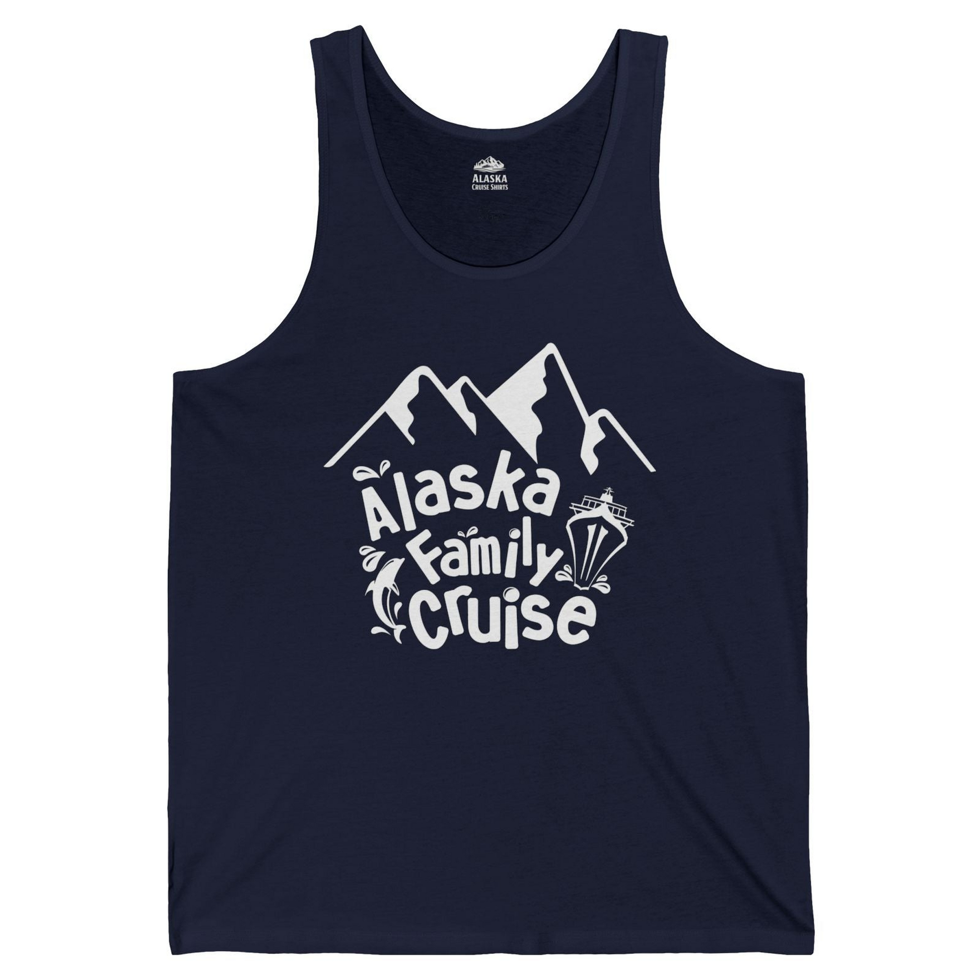 Alaska Family Cruise Adventure Shirt Tank Top – Navy – Alaska Cruise Shirts