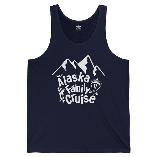 Alaska Family Cruise Adventure Shirt Tank Top – Navy – Alaska Cruise Shirts