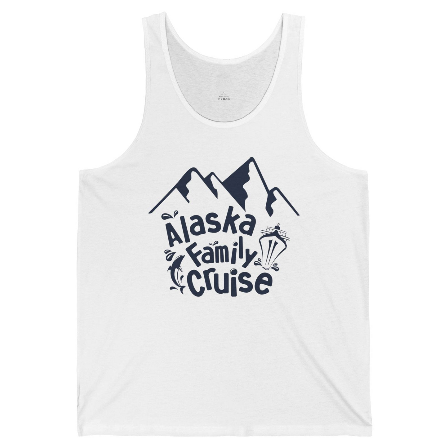 Alaska Family Cruise Adventure Shirt Tank Top – White – Alaska Cruise Shirts