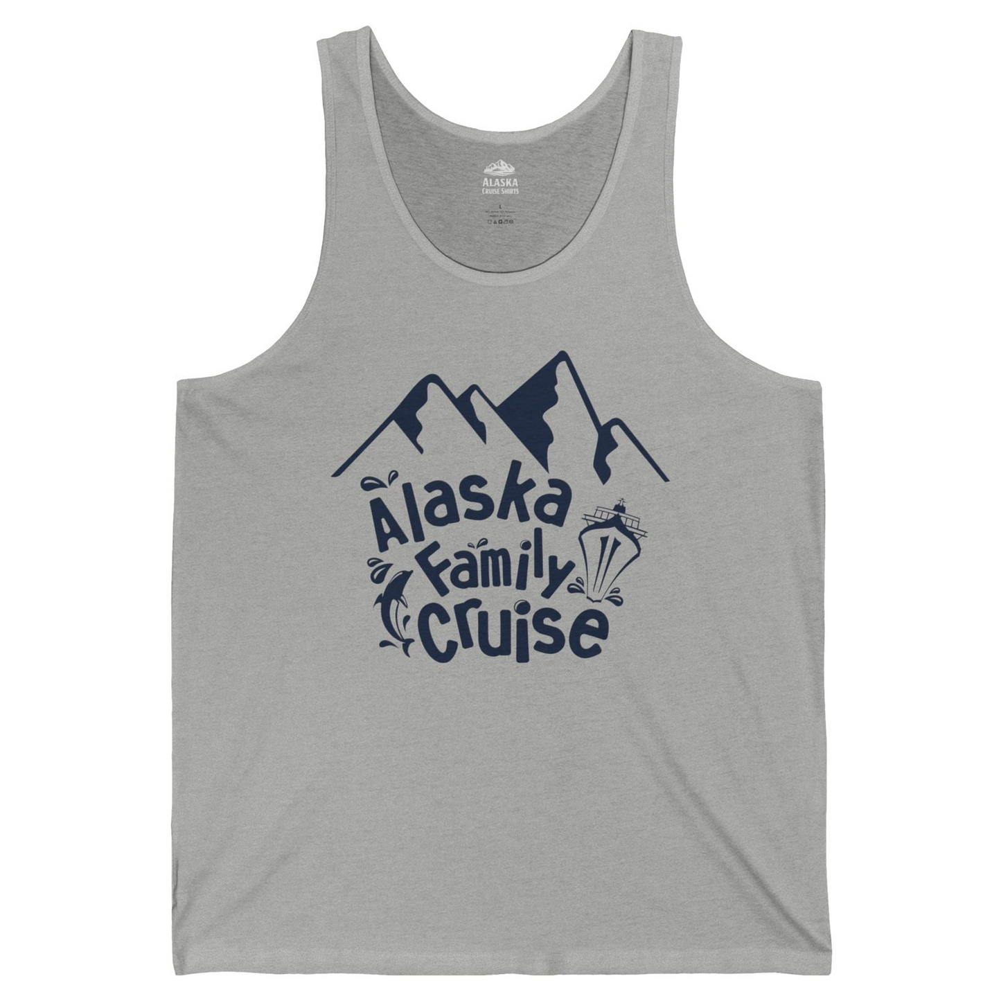 Alaska Family Cruise Adventure Shirt Tank Top – Athletic Heather – Alaska Cruise Shirts
