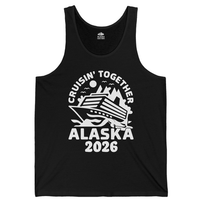 Cruisin Together Alaska Cruise Shirt Tank Top – Black – Alaska Cruise Shirts