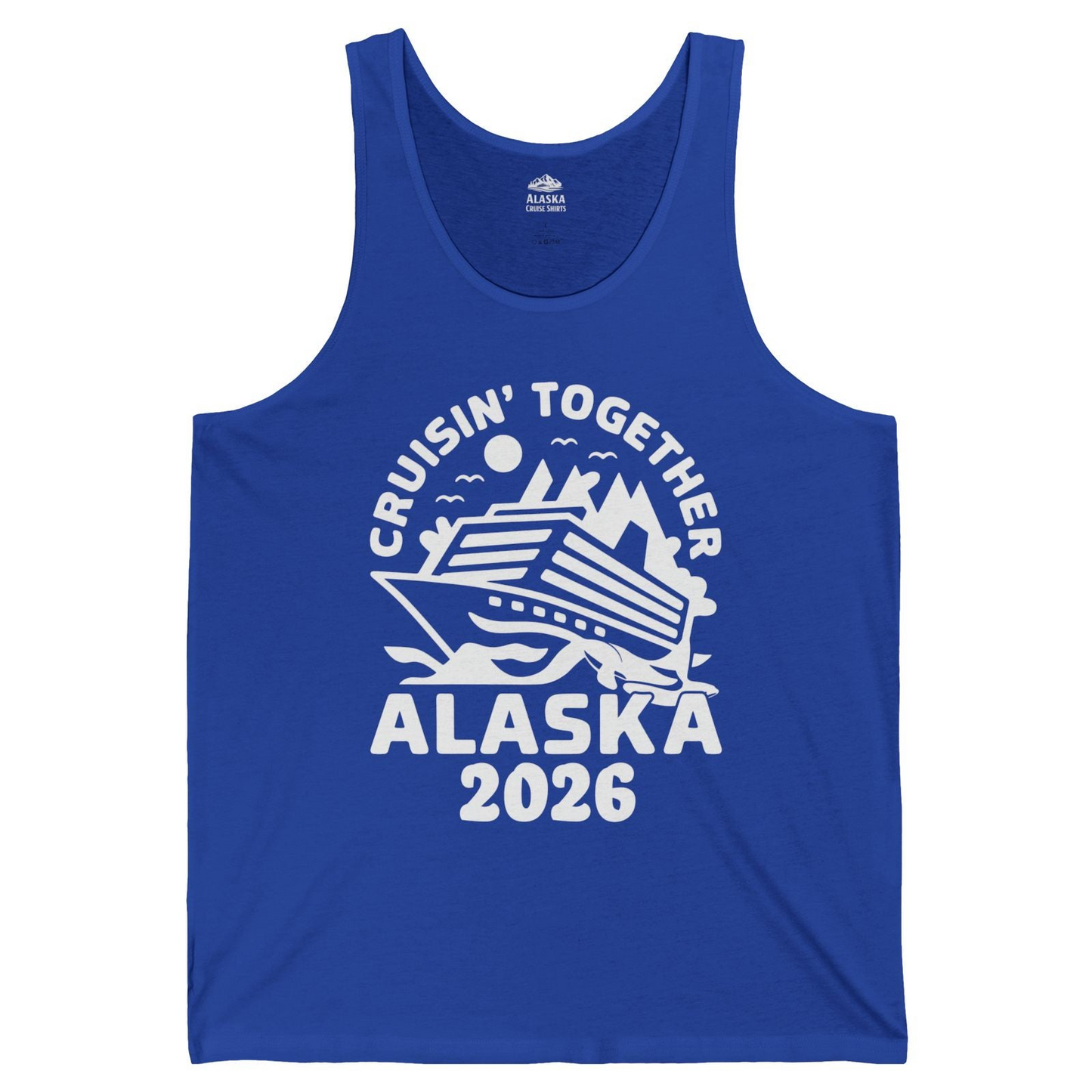 Cruisin Together Alaska Cruise Shirt Tank Top – True Royal – Alaska Cruise Shirts