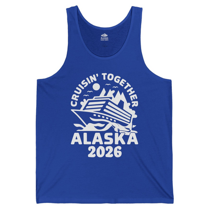 Cruisin Together Alaska Cruise Shirt Tank Top – True Royal – Alaska Cruise Shirts