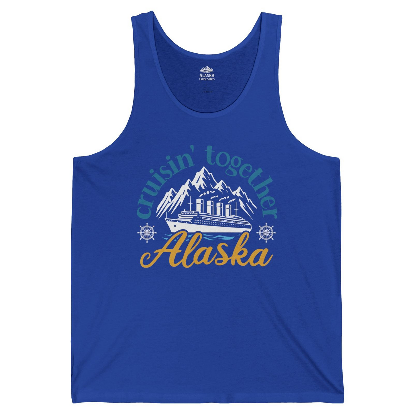 Alaska Cruise Adventure Shirt Tank Top – True Royal – Alaska Cruise Shirts