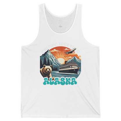 Alaska Cruise Shirt Tank Top – White – Alaska Cruise Shirts
