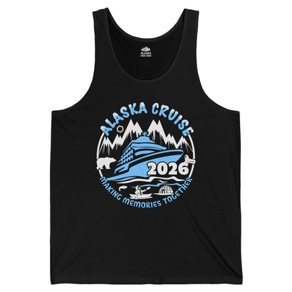Alaska Cruise 2026 Shirt Tank Top – Black – Alaska Cruise Shirts