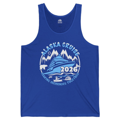 Alaska Cruise 2026 Shirt Tank Top – True Royal – Alaska Cruise Shirts