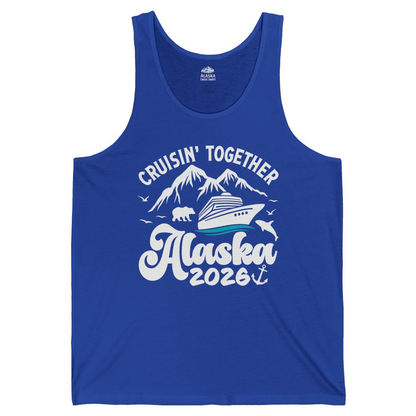 Alaska Cruise Adventure Shirt Tank Top – True Royal – Alaska Cruise Shirts
