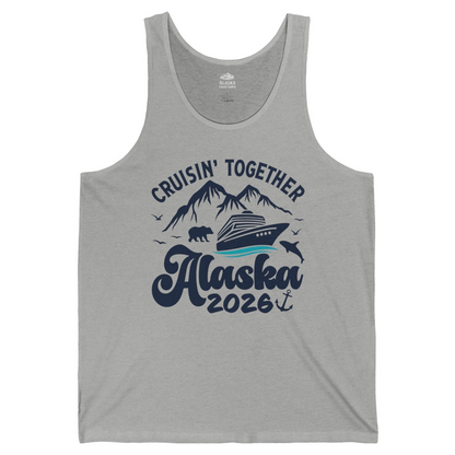 Alaska Cruise Adventure Shirt Tank Top – Athletic Heather – Alaska Cruise Shirts