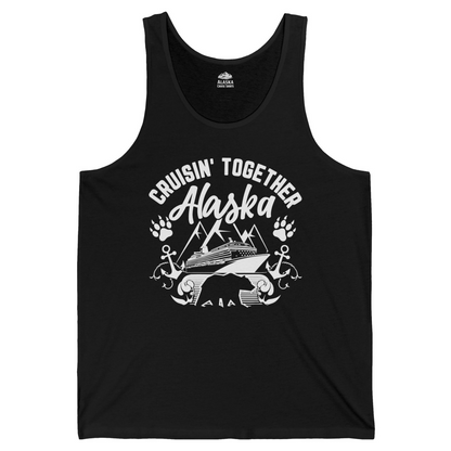 Alaska Cruise Adventure Shirt Tank Top – Black – Alaska Cruise Shirts