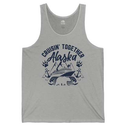Alaska Cruise Adventure Shirt Tank Top – Athletic Heather – Alaska Cruise Shirts