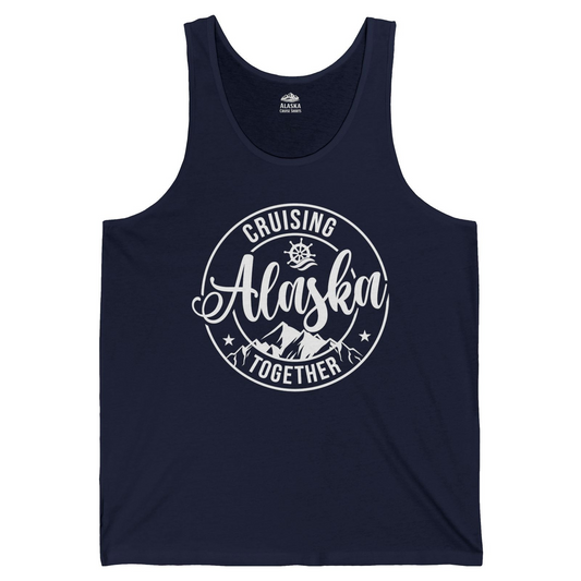 Cruising Alaska Together Shirt Tank Top – Navy – Alaska Cruise Shirts