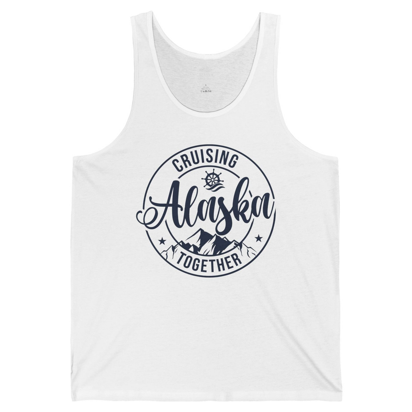 Cruising Alaska Together Shirt Tank Top – White – Alaska Cruise Shirts