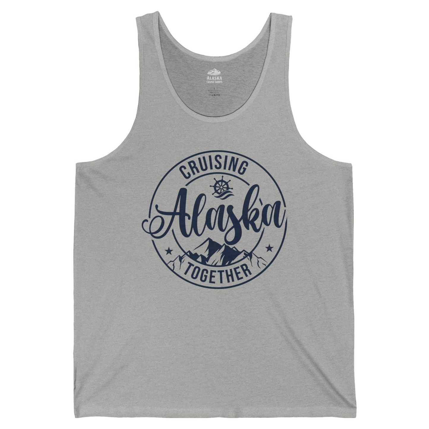 Cruising Alaska Together Shirt Tank Top – Athletic Heather – Alaska Cruise Shirts