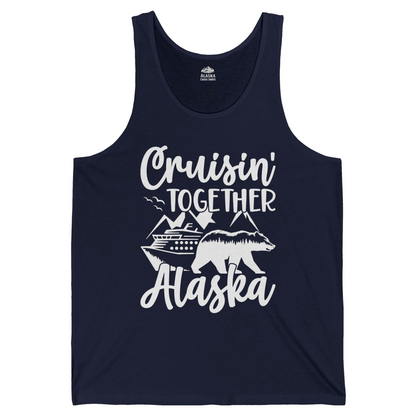 Alaska Cruise Adventure Shirt Tank Top – Navy – Alaska Cruise Shirts
