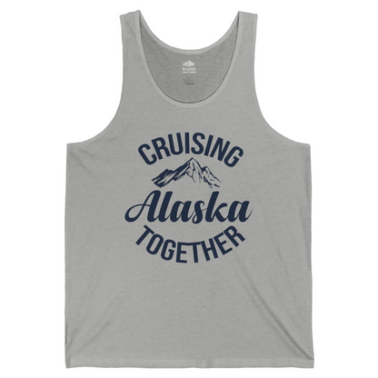 Cruising Alaska Together Mountain Adventure Travel Couples Shirt — Tank Top Tank Top – Athletic Heather – Alaska Cruise Shirts
