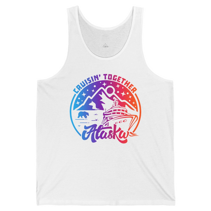 Alaska Cruise Shirt Tank Top – White – Alaska Cruise Shirts