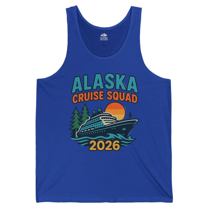 Alaska Cruise Squad Shirt Tank Top – True Royal – Alaska Cruise Shirts