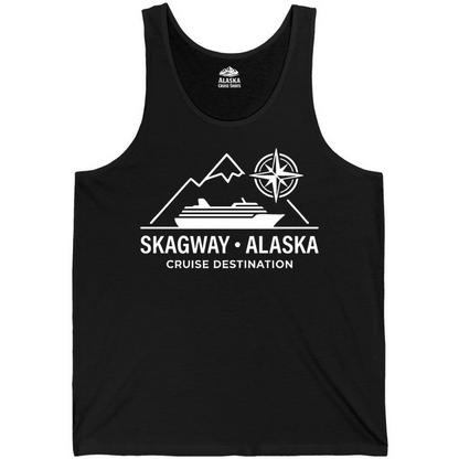 Skagway Alaska Cruise Shirt Tank Top – Black – Alaska Cruise Shirts