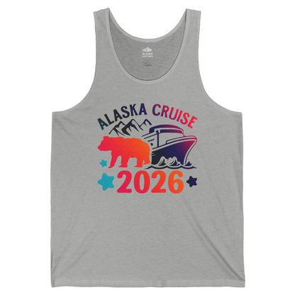 Alaska Cruise 2026 Shirt Tank Top – Athletic Heather – Alaska Cruise Shirts