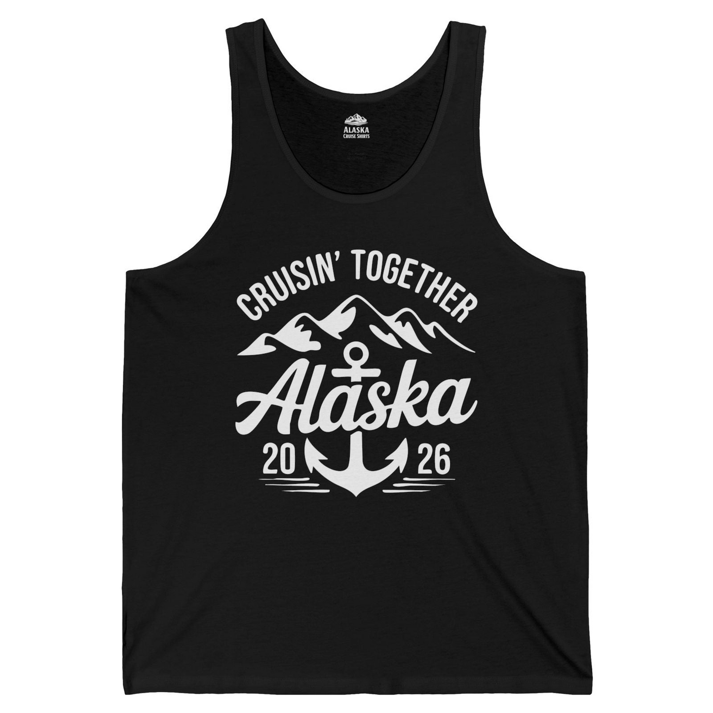 Alaska Cruise Shirt Tank Top – Black – Alaska Cruise Shirts