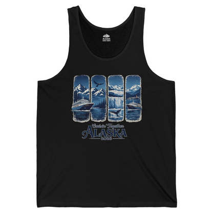 Alaska Cruise Adventure Shirt Tank Top – Black – Alaska Cruise Shirts