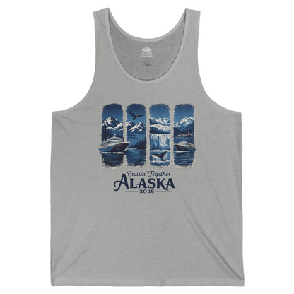 Alaska Cruise Adventure Shirt Tank Top – Athletic Heather – Alaska Cruise Shirts