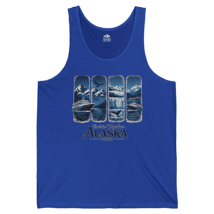 Alaska Cruise Adventure Shirt Tank Top – True Royal – Alaska Cruise Shirts