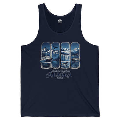 Alaska Cruise Adventure Shirt Tank Top – Navy – Alaska Cruise Shirts