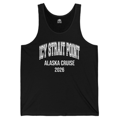 Icy Strait Point Alaska Cruise 2026 Classic Souvenir Shirt — Tank Top Tank Top – Black – Alaska Cruise Shirts