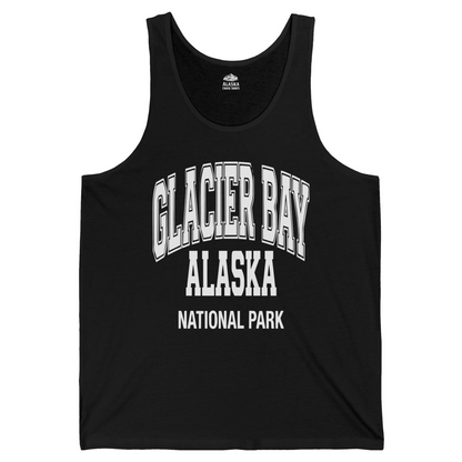 Glacier Bay Alaska National Park Classic Souvenir T-Shirt — Tank Top Tank Top – Black – Alaska Cruise Shirts