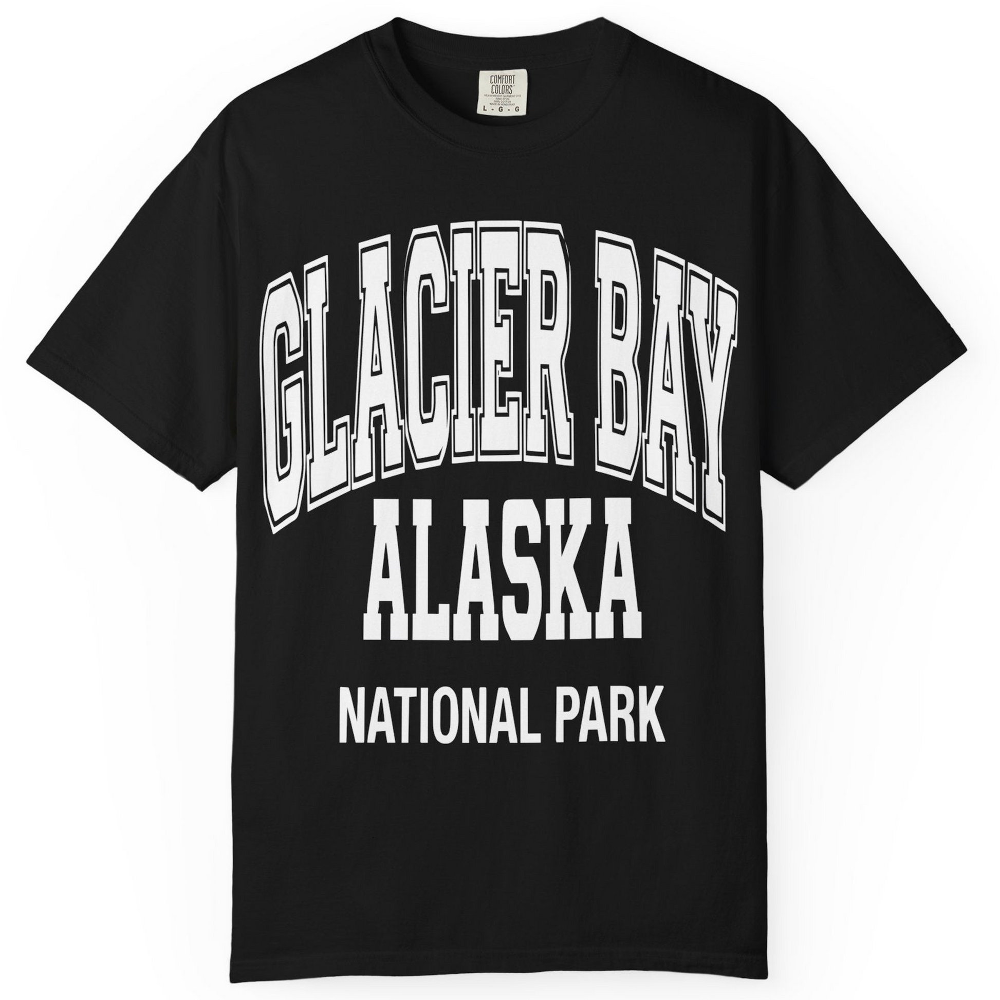 Glacier Bay Alaska National Park Classic Souvenir T-Shirt — Comfort T-Shirt – Alaska Cruise Shirts