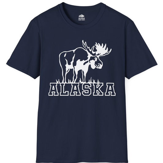Alaska Moose Silhouette Shirt T-Shirt – Alaska Cruise Shirts