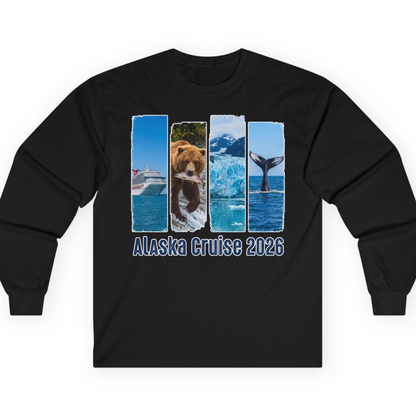 Alaska Cruise 2026 Wildlife Nature Adventure Vacation Shirt — Long Sleeve T-Shirt – Alaska Cruise Shirts