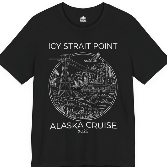 Icy Strait Point Alaska Cruise 2026 Nature Adventure T-Shirt — Premium Tee T-Shirt – Alaska Cruise Shirts
