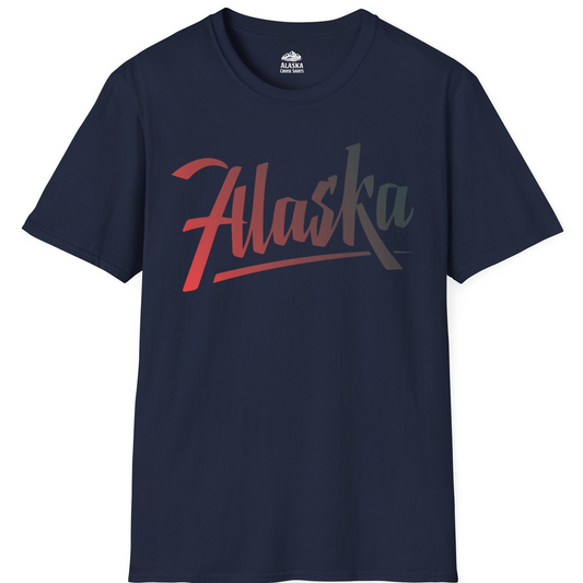 Alaska Script Wordmark Shirt T-Shirt – Alaska Cruise Shirts
