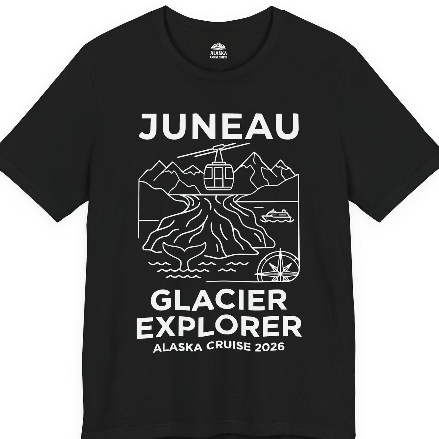 Juneau Glacier Explorer Alaska Cruise 2026 Adventure Shirt — Premium Tee T-Shirt – Alaska Cruise Shirts