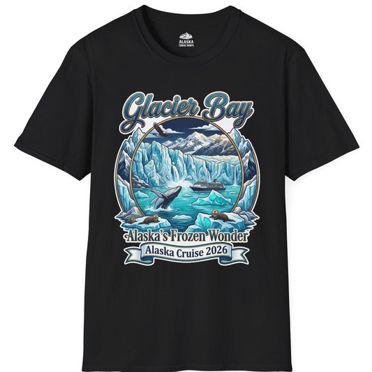 Glacier Bay Alaska Cruise 2026 Wildlife Adventure Souvenir Shirt — T-Shirt T-Shirt – Alaska Cruise Shirts