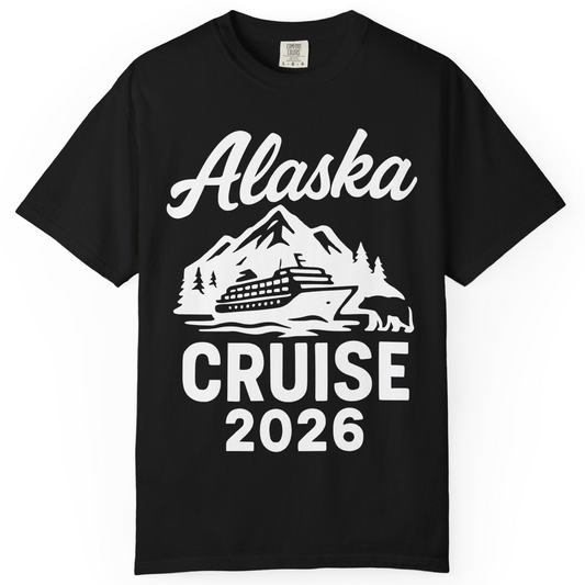 Alaska Cruise 2026 Nature Adventure Souvenir T-Shirt — Comfort T-Shirt – Alaska Cruise Shirts