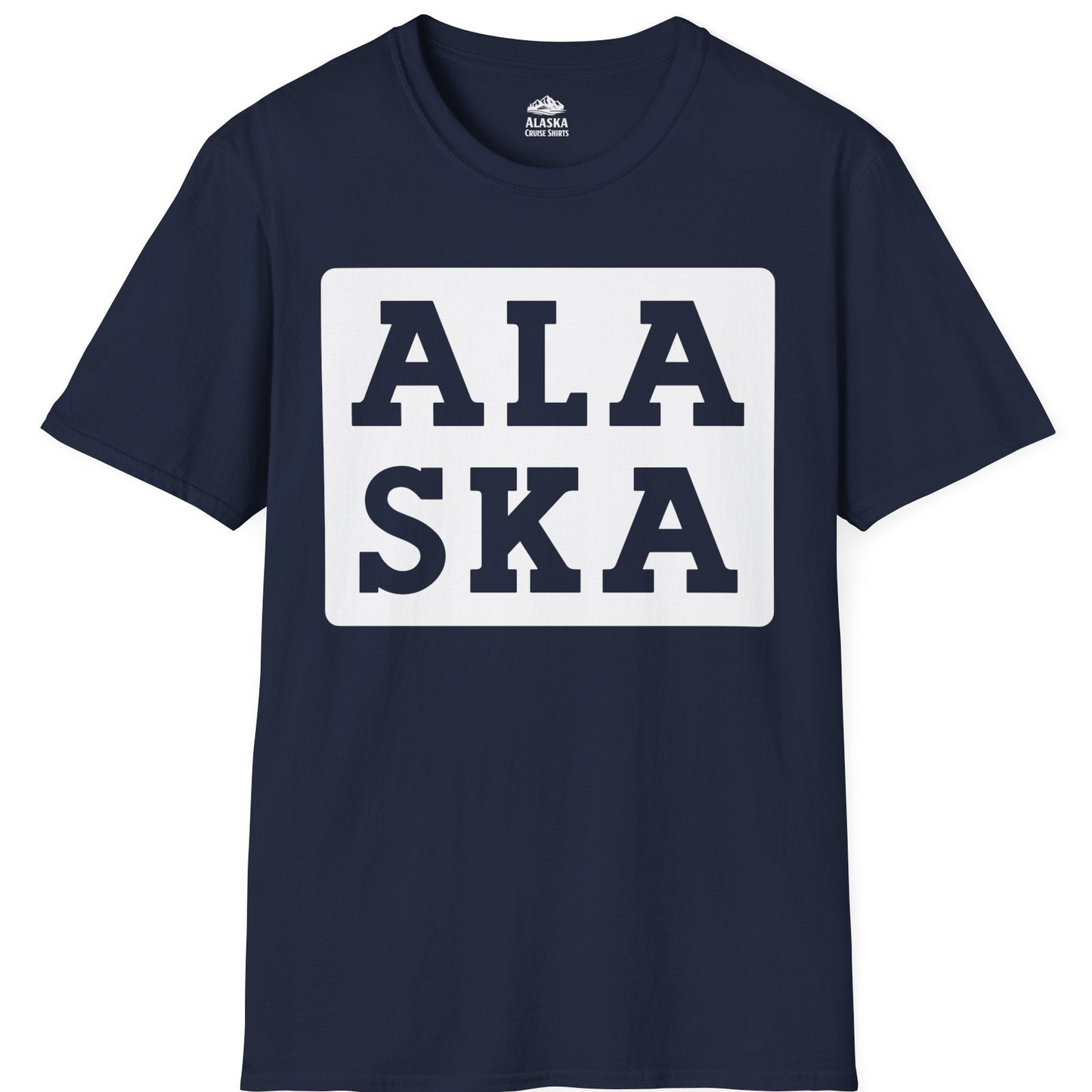 Bold Alaska Block Text Shirt T-Shirt – Alaska Cruise Shirts