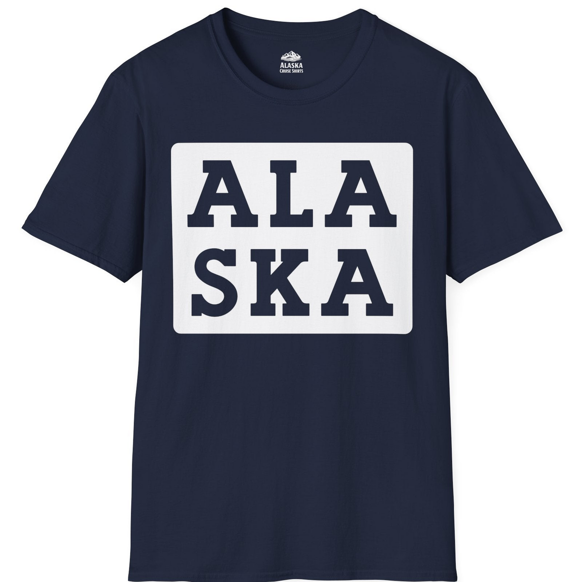 Bold Alaska Block Text Shirt T-Shirt – Alaska Cruise Shirts